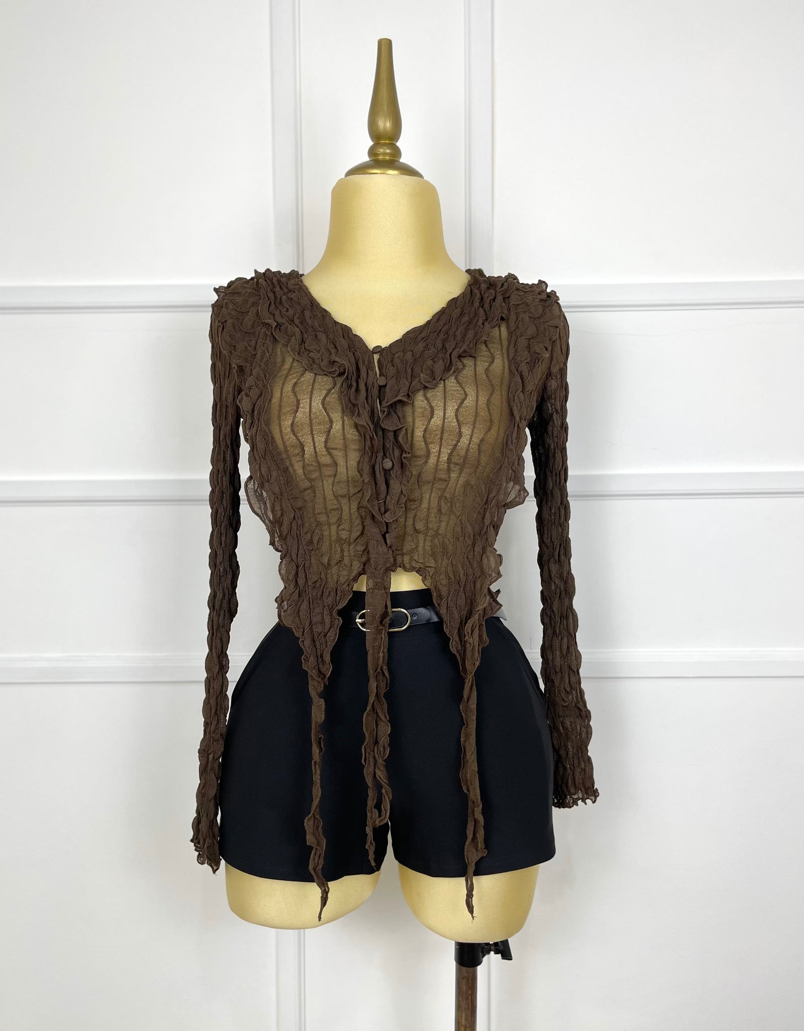 Blusa con textura (2 colores)