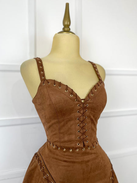 Set gamuza con listones