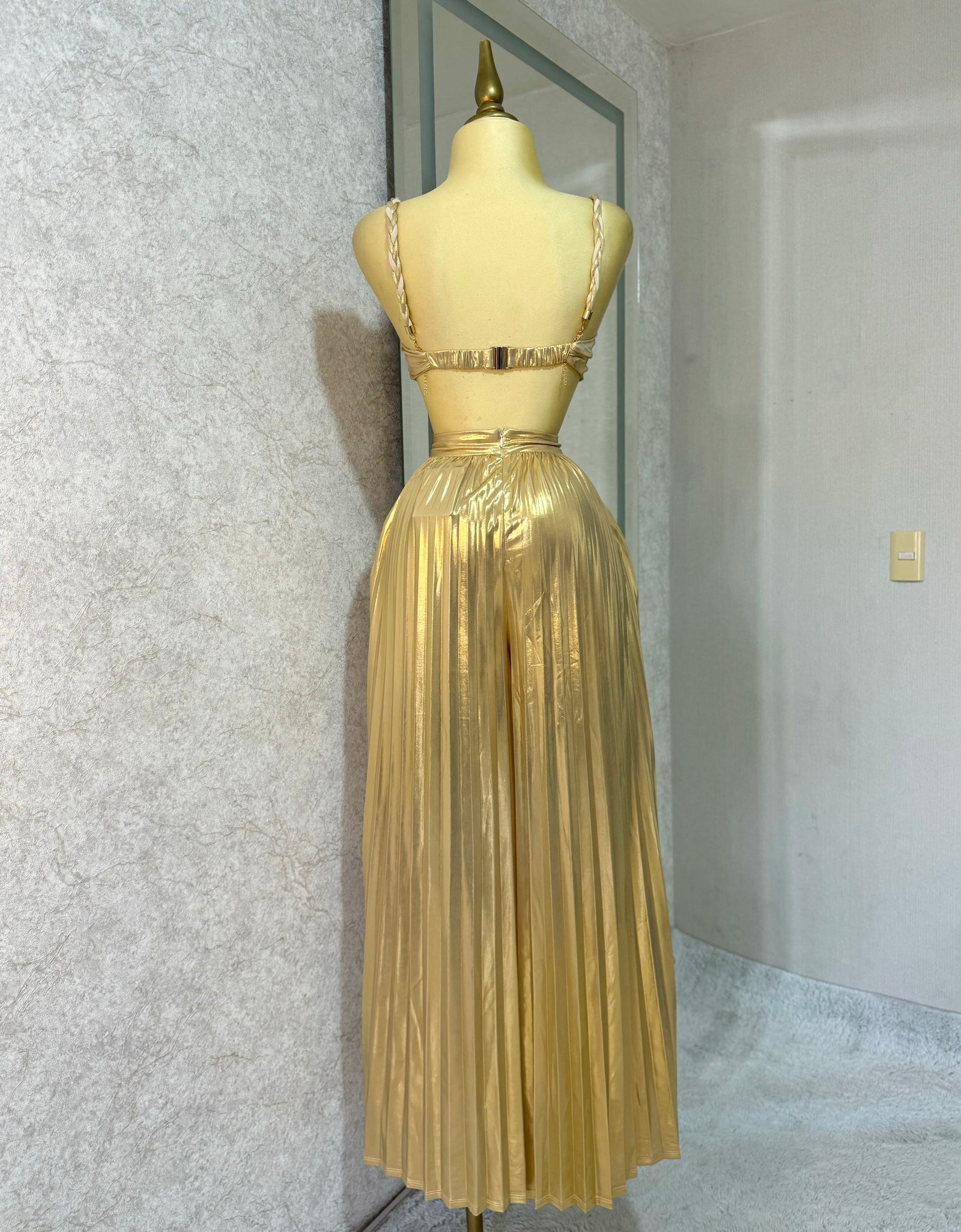 Set dorado brilloso