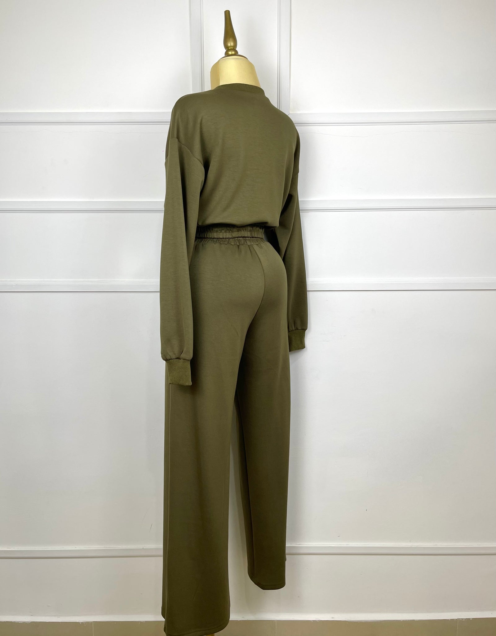 Set tipo pants verde olivo