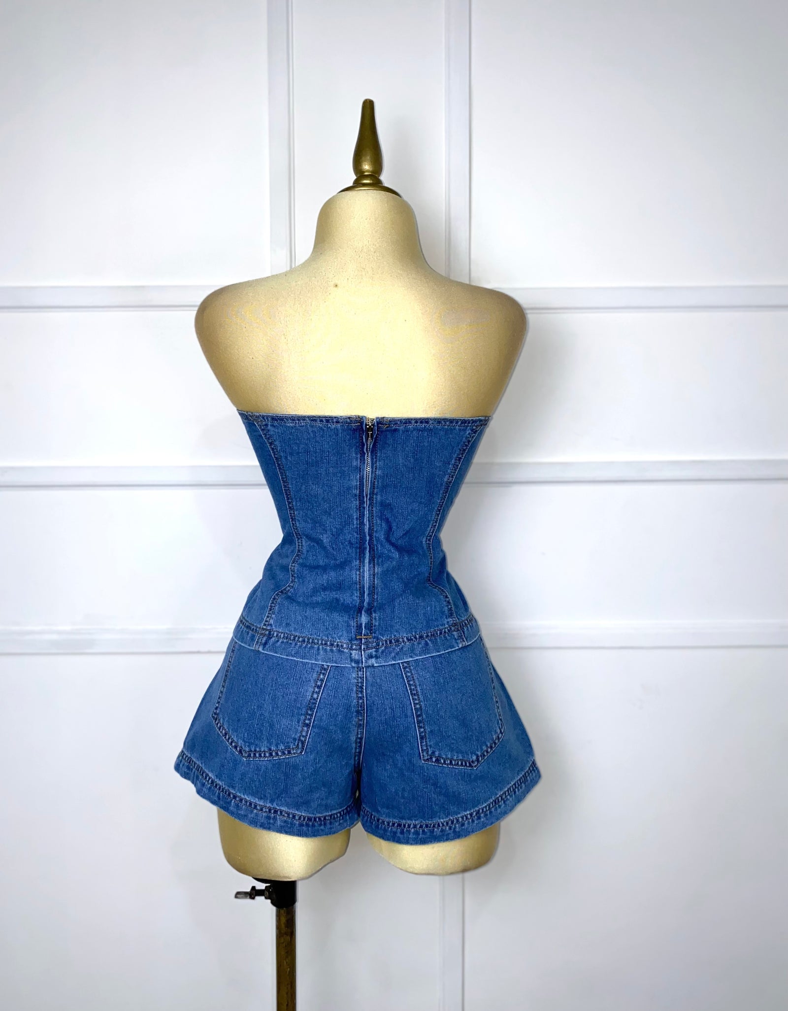 Set mezclilla blusa y short