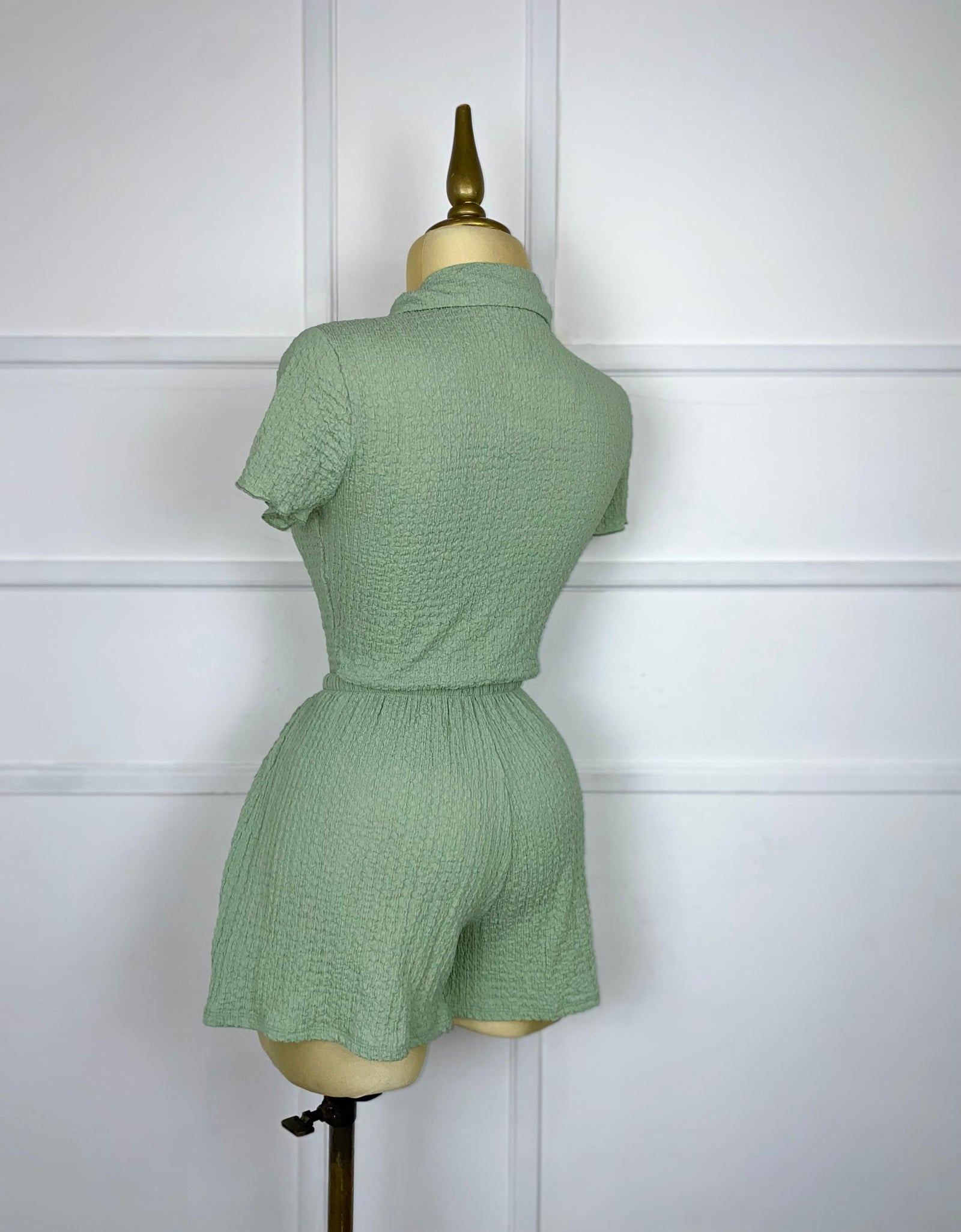Set verde con textura