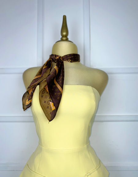 Jumper amarillo strapless