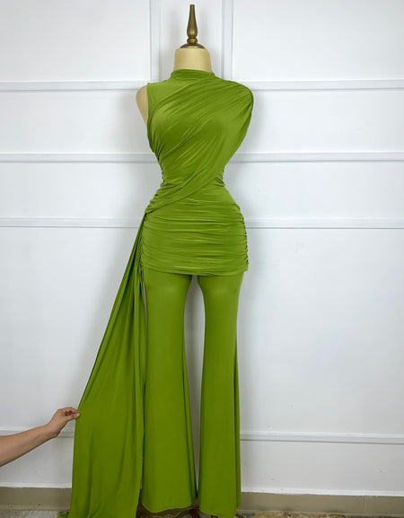 Set verde de lycra