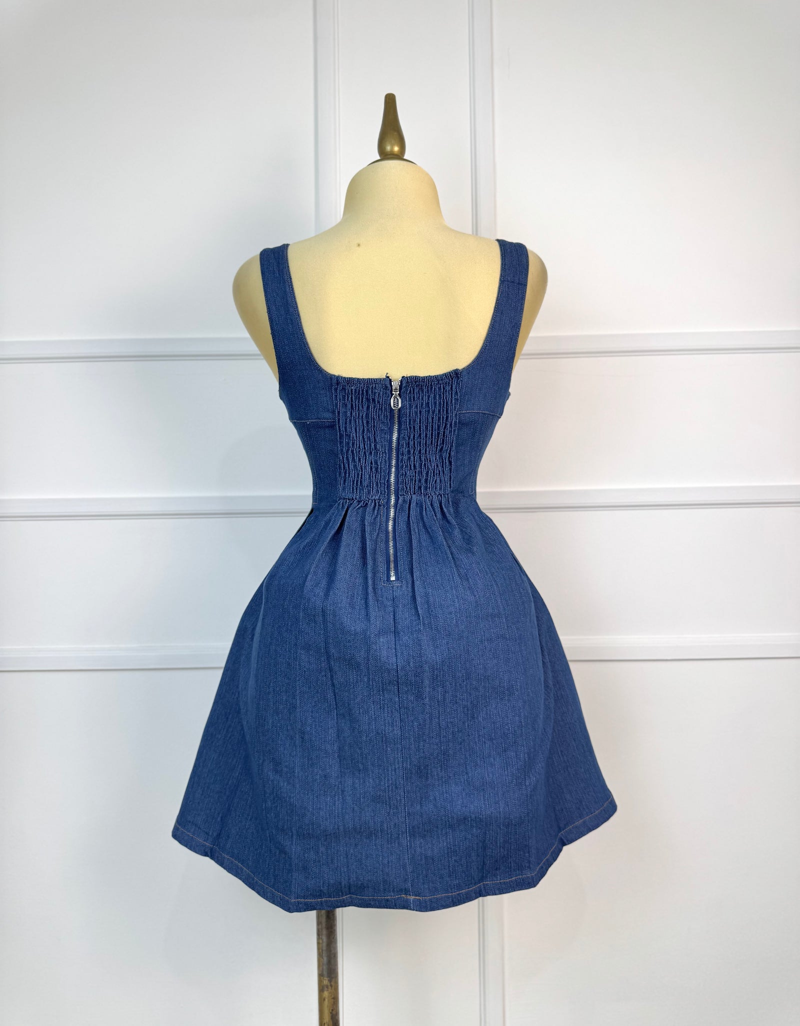 Vestido mezclilla corte A