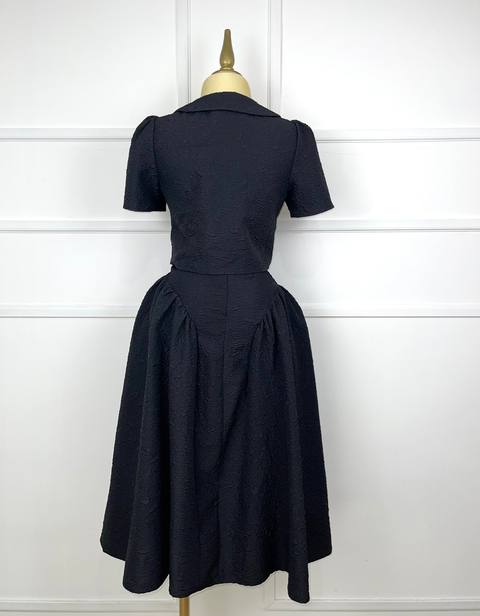 Set negro con textura