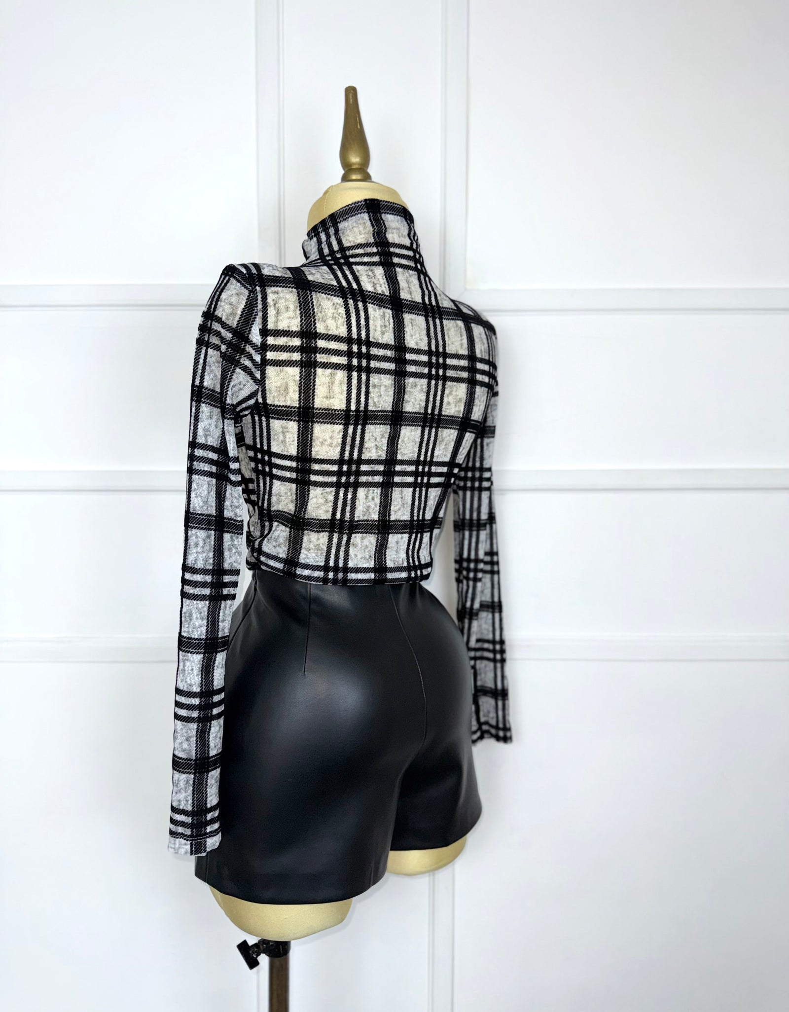 Blusa gris estampado