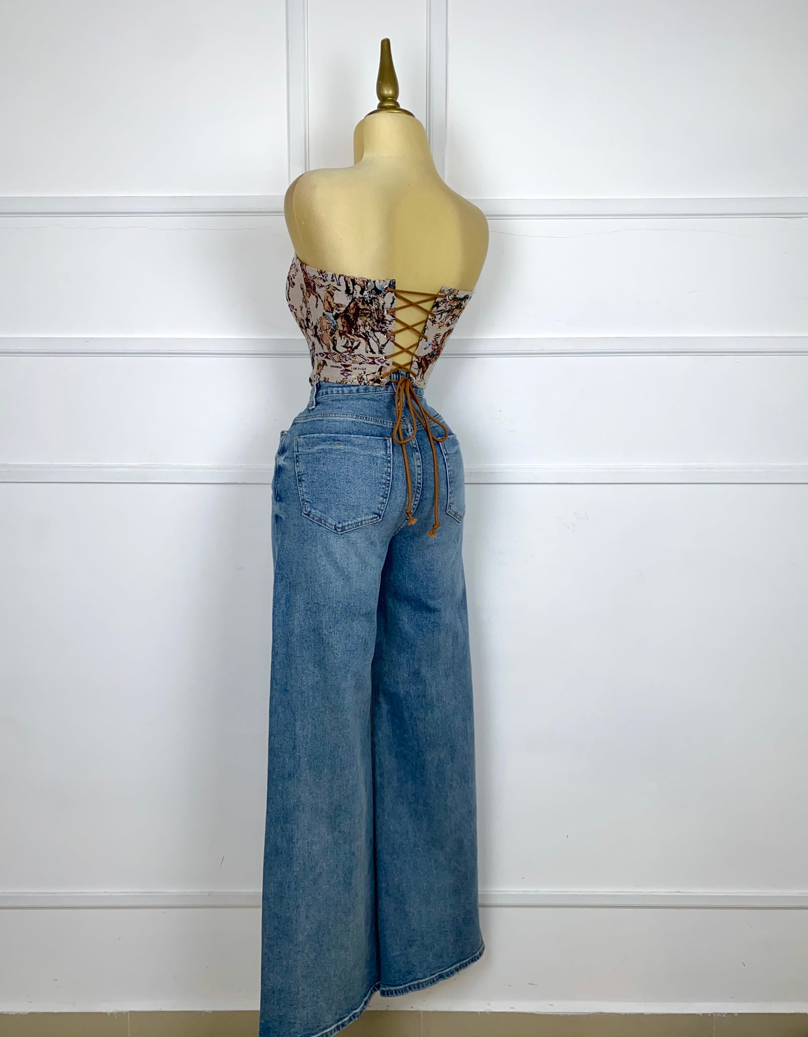 Pantalón mezclilla liso