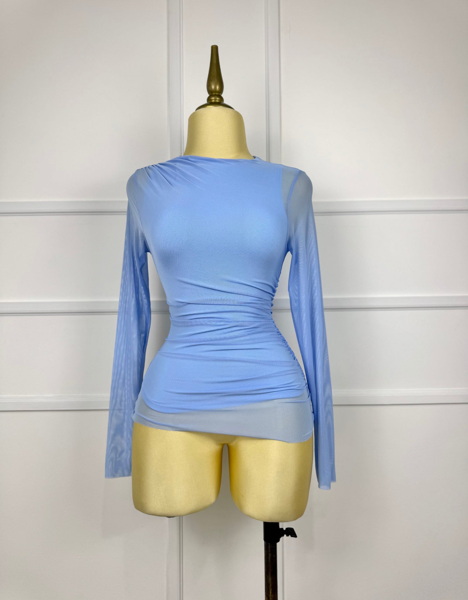 Blusa manga larga mesh (2 colores)