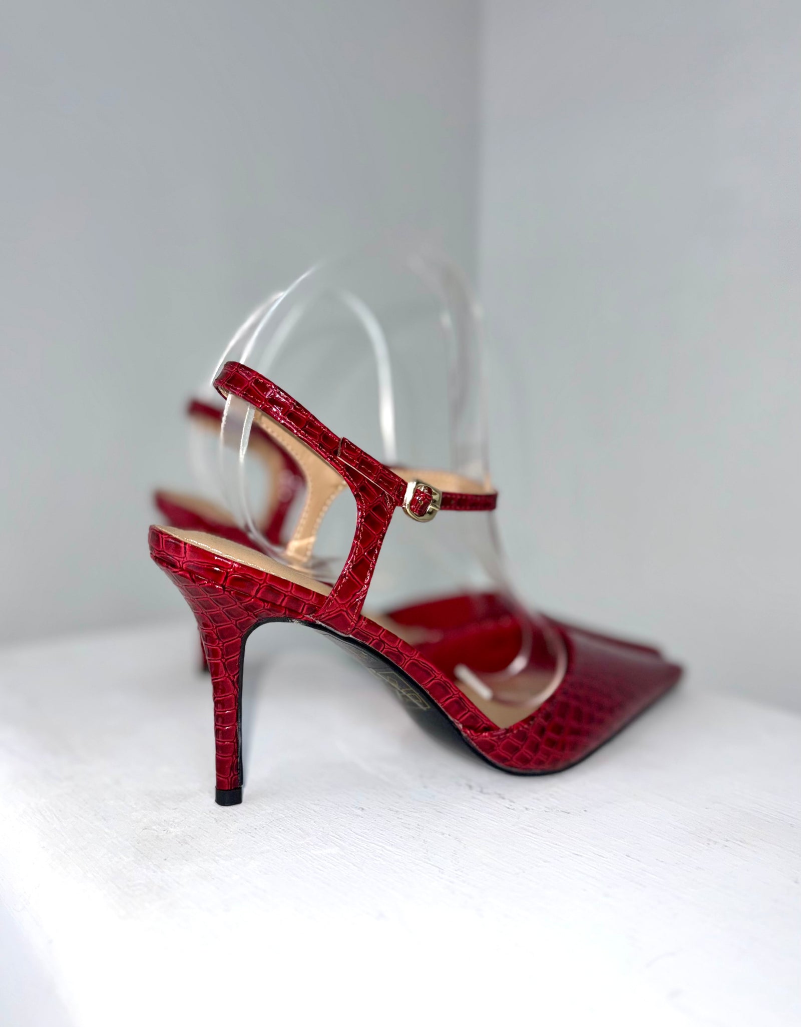 Zapatillas snake rojo/tinto