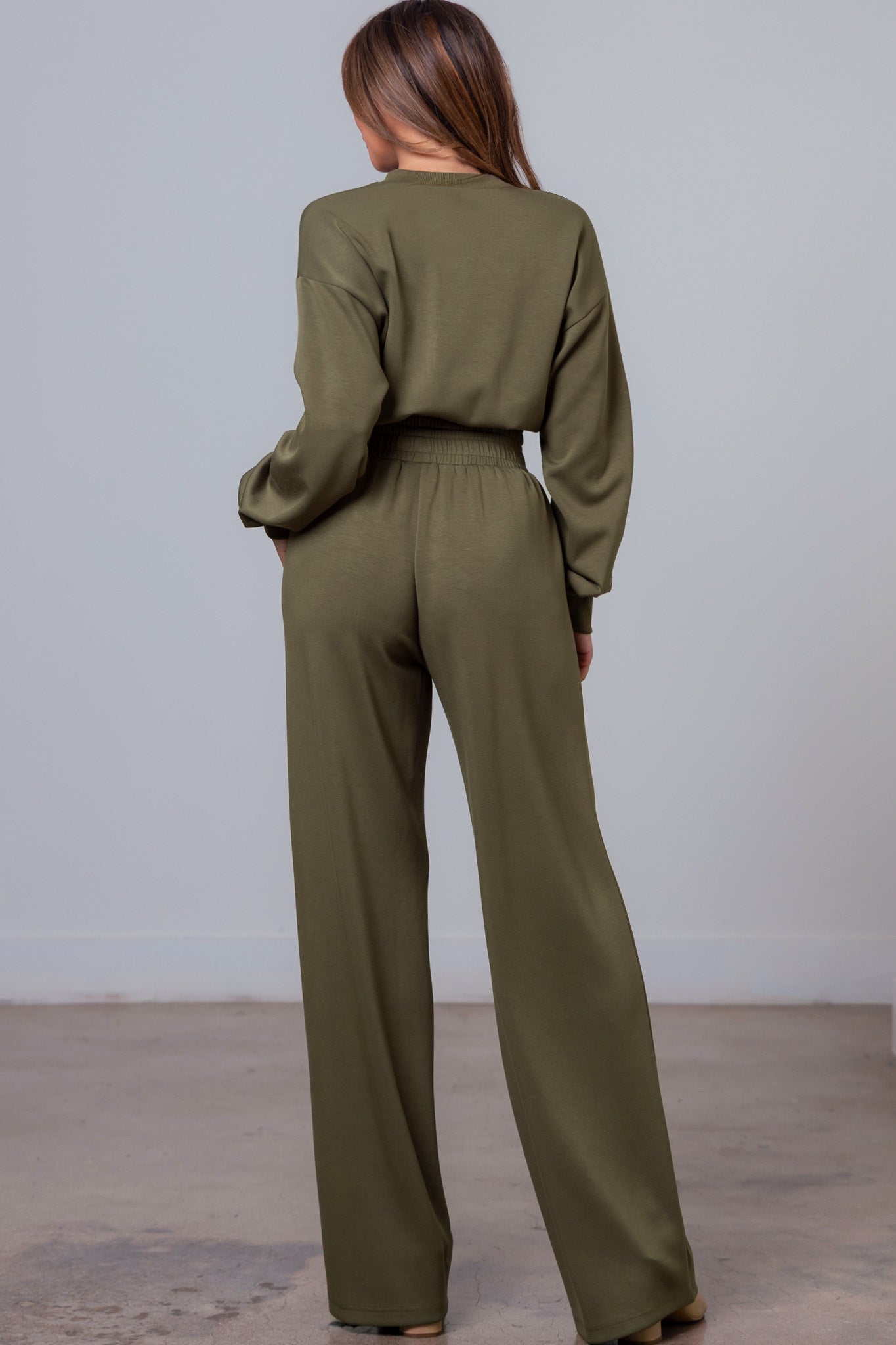 Set tipo pants verde olivo