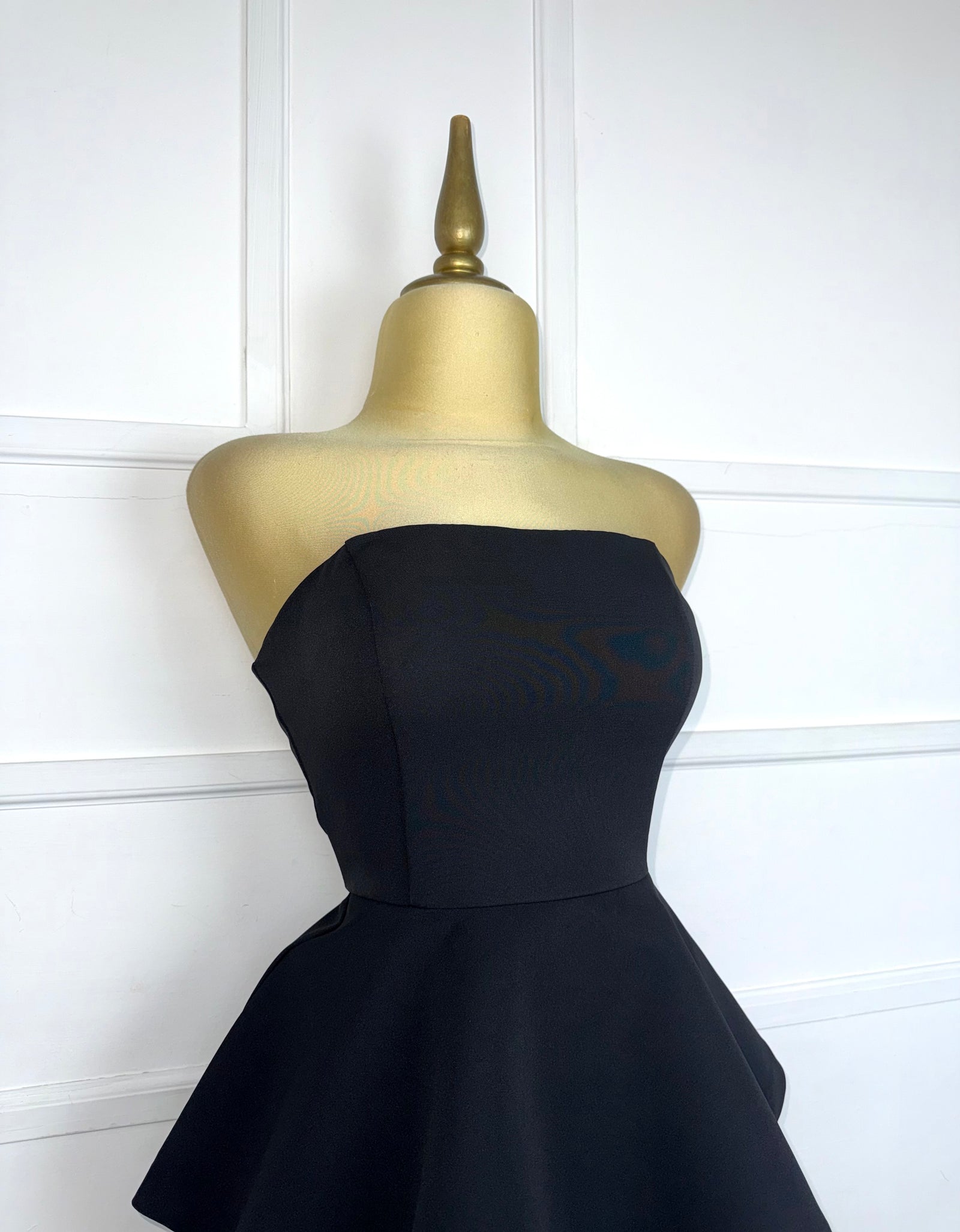 Jumper negro strapless