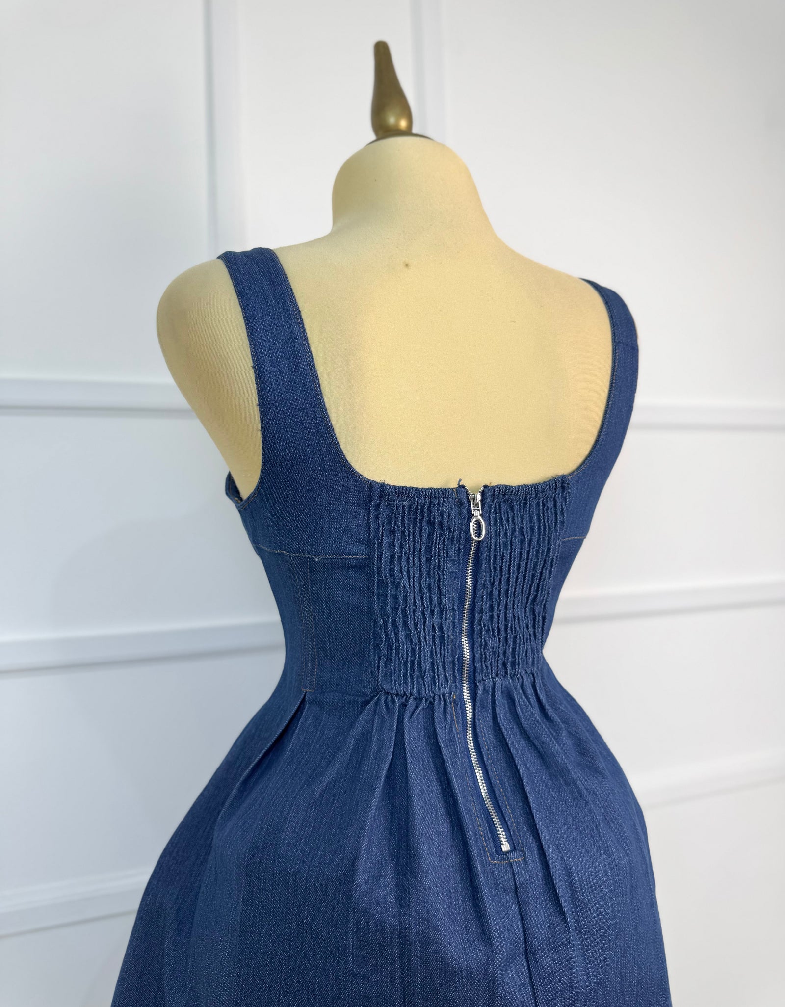 Vestido mezclilla corte A