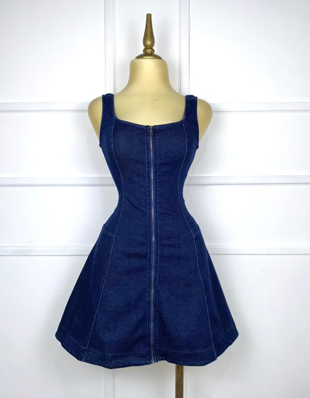 Vestido mezclilla corte A