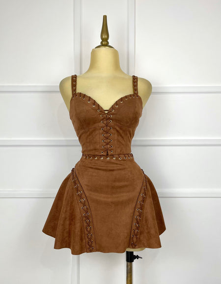 Set gamuza con listones