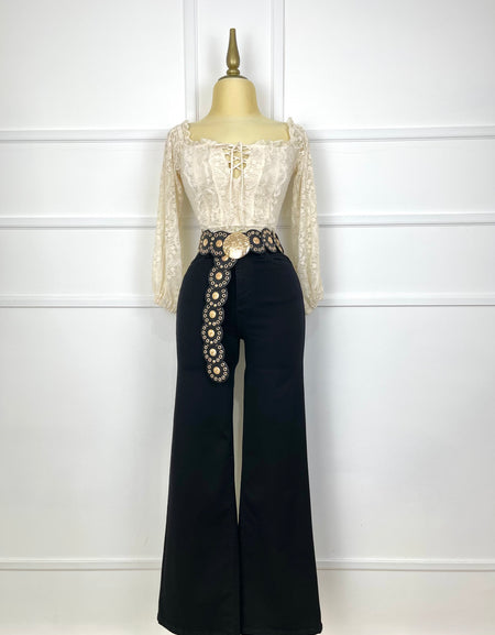 Pantalón negro vibrant