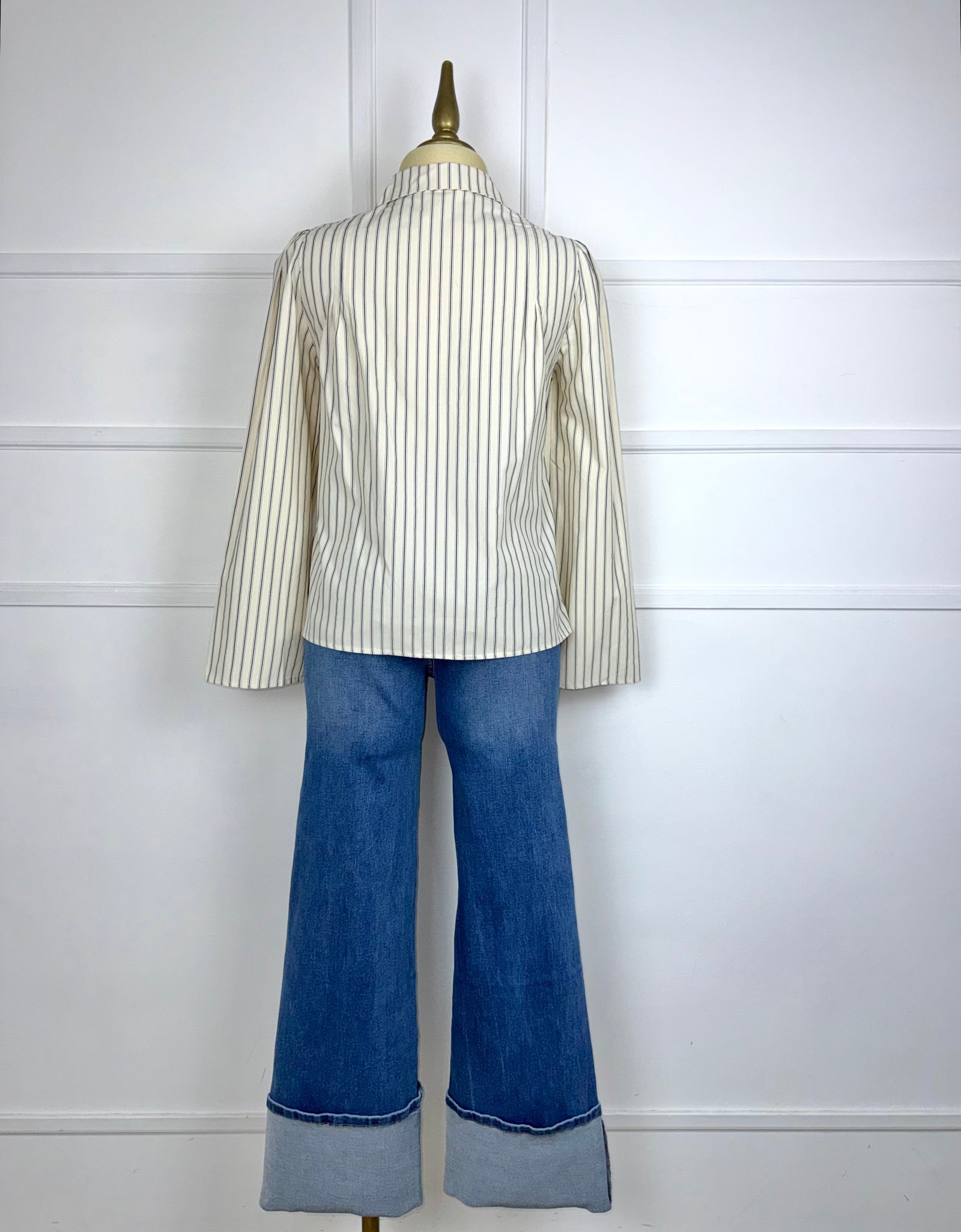 Camisa con líneas