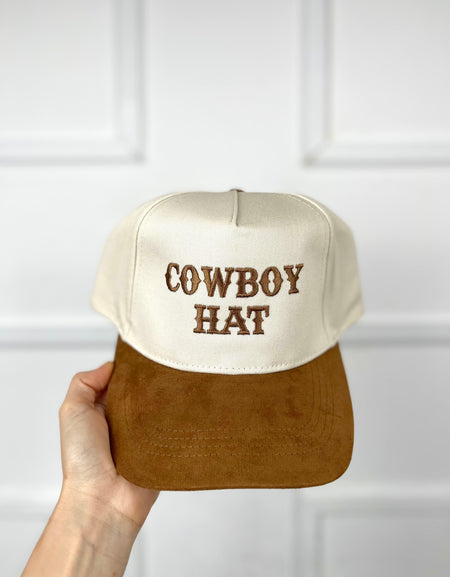 Gorra cowboy beige/camel