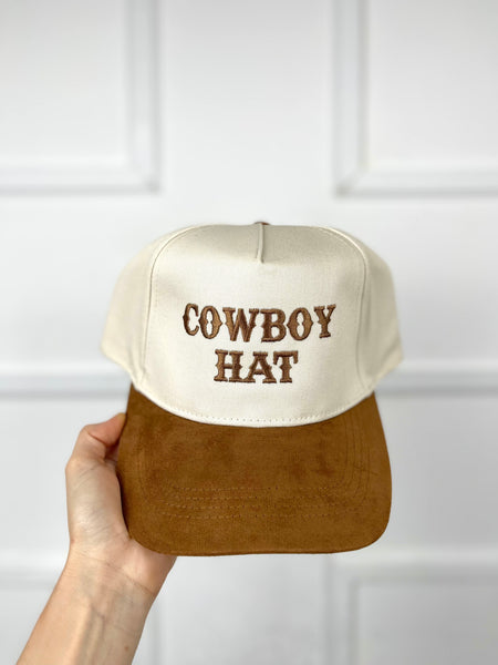 Gorra cowboy beige/camel