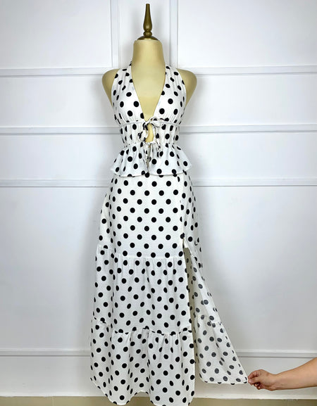 Set polka dots