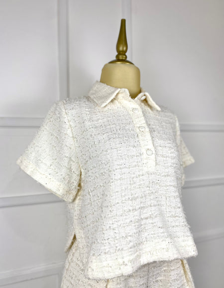 Set color crema tweed