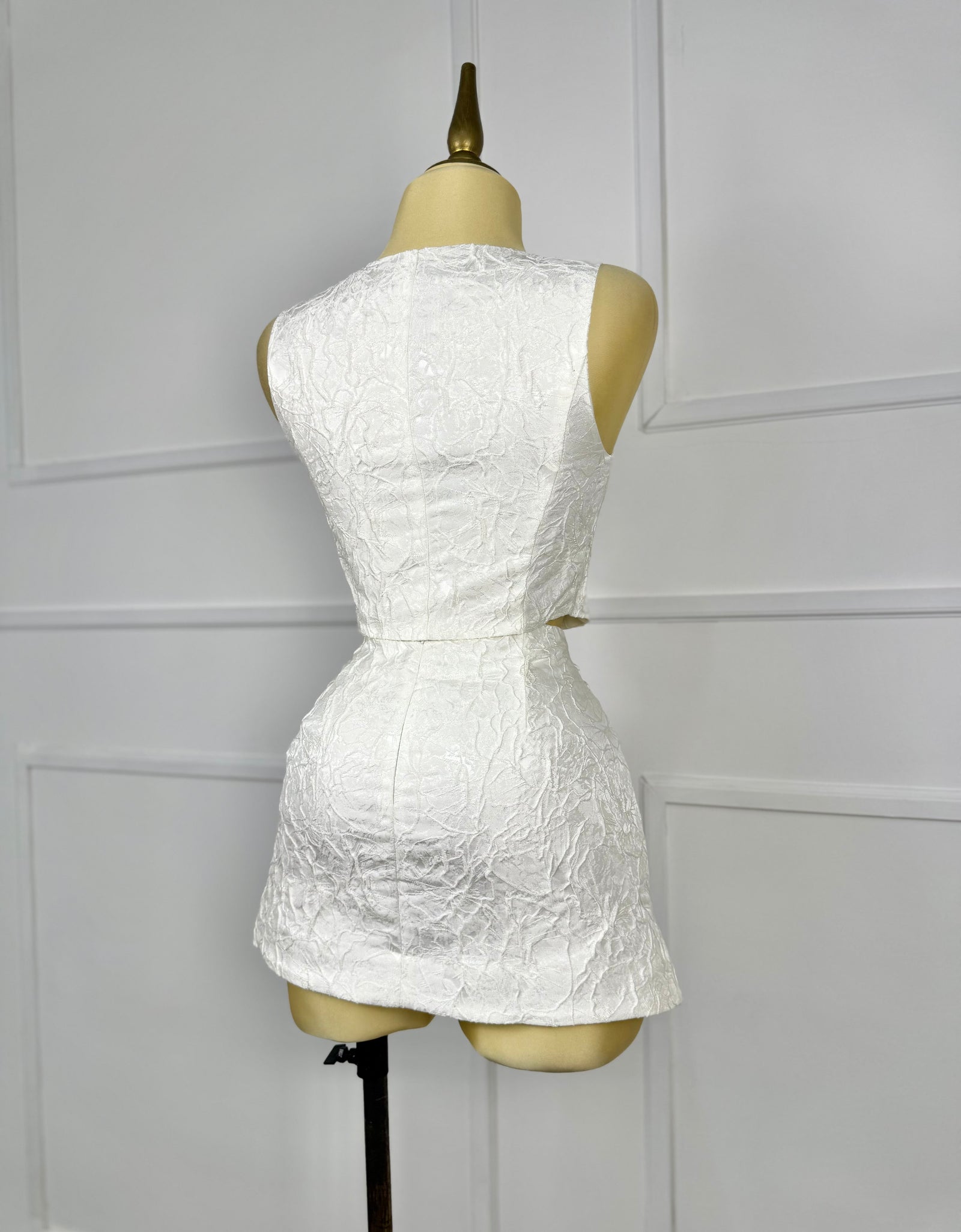Set beige con textura