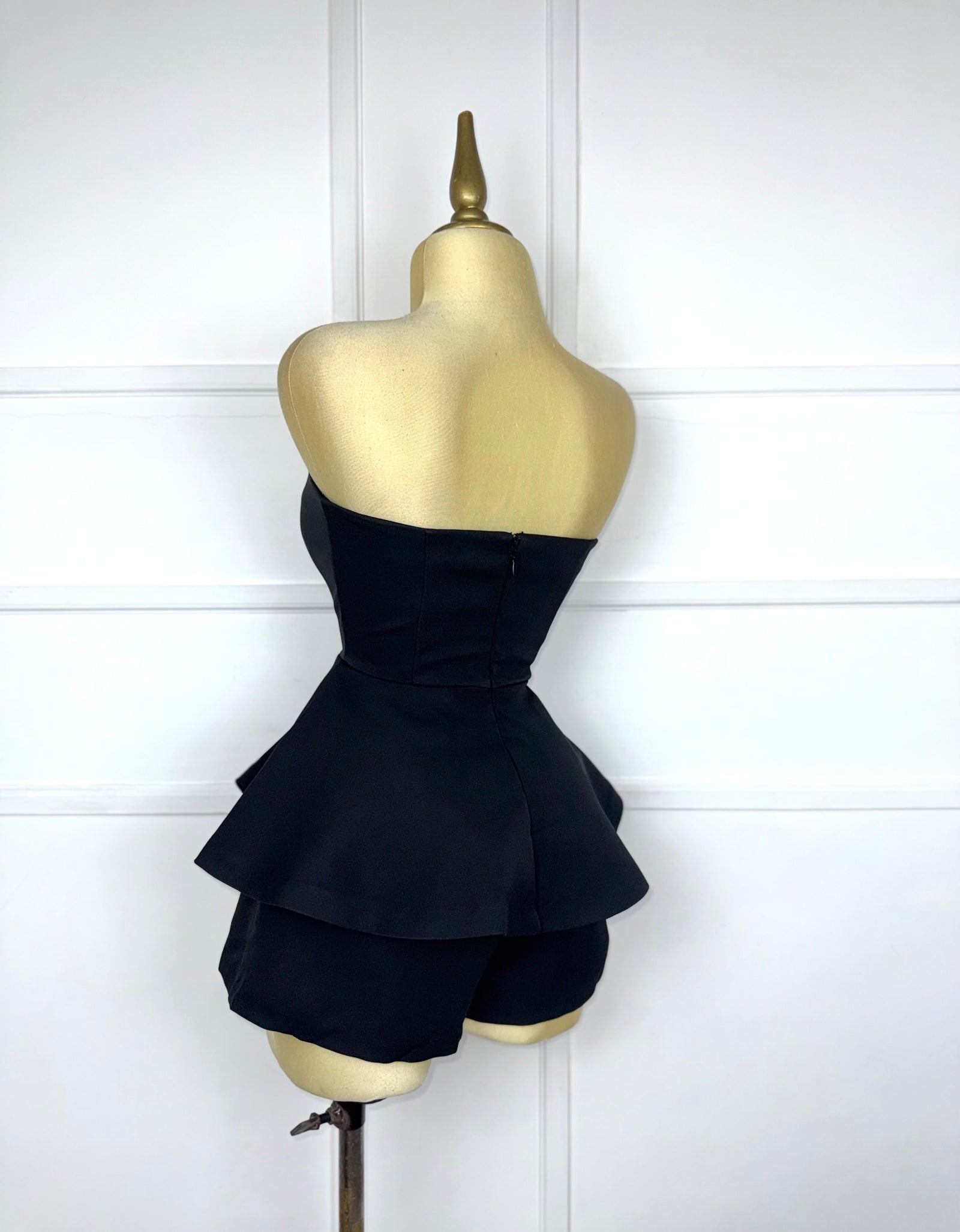 Jumper negro strapless