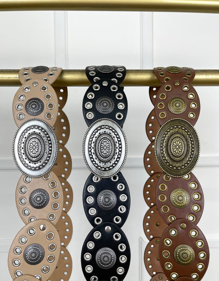 Cinto ovalado (3 colores)