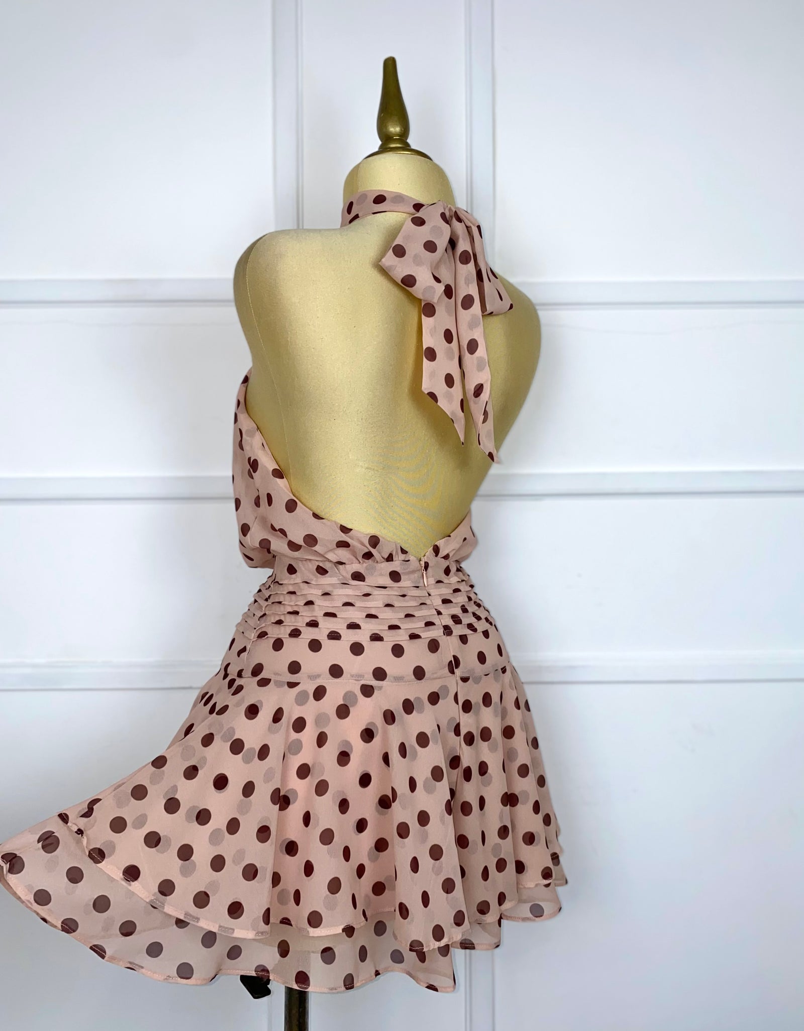 Jumper halter polka dots