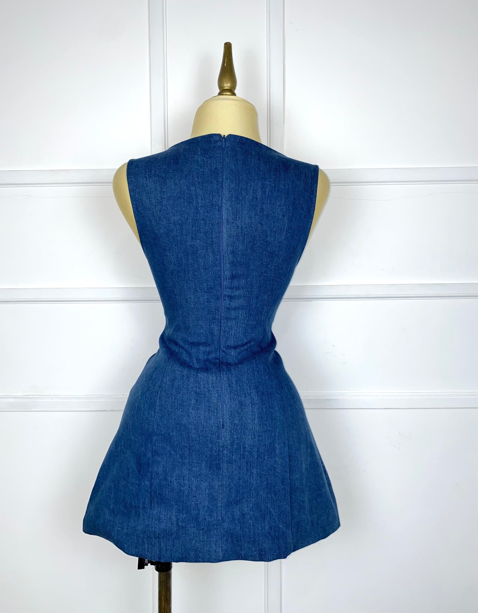 Vestido corto de mezclilla