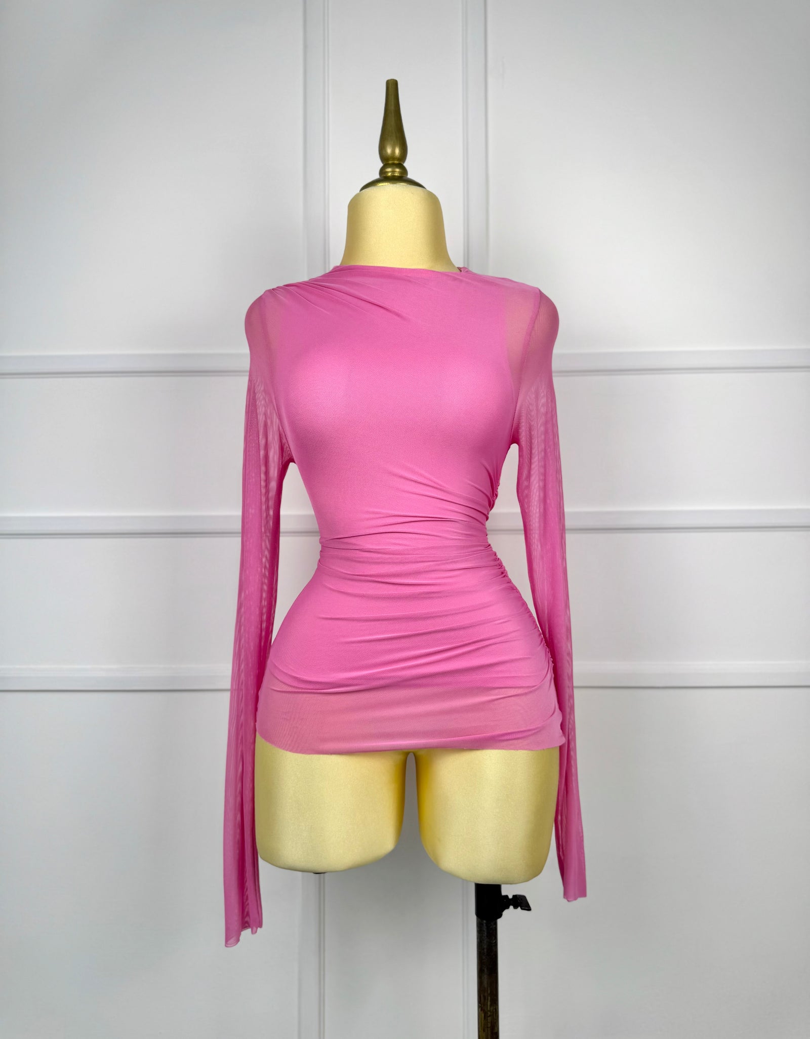 Blusa manga larga mesh (2 colores)