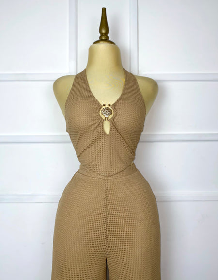 Set café halter con textura