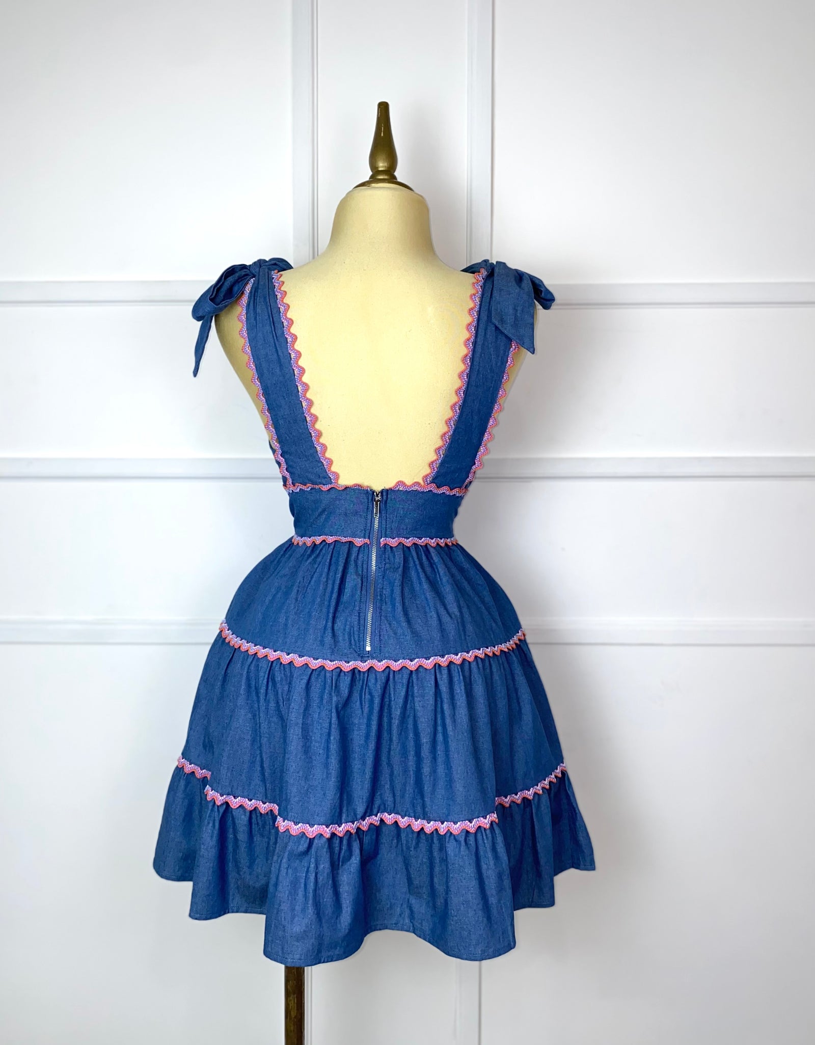 Vestido mezclilla corte A