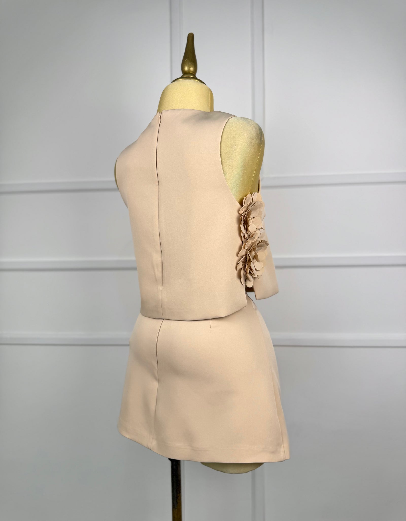 Set nude con flores 3D