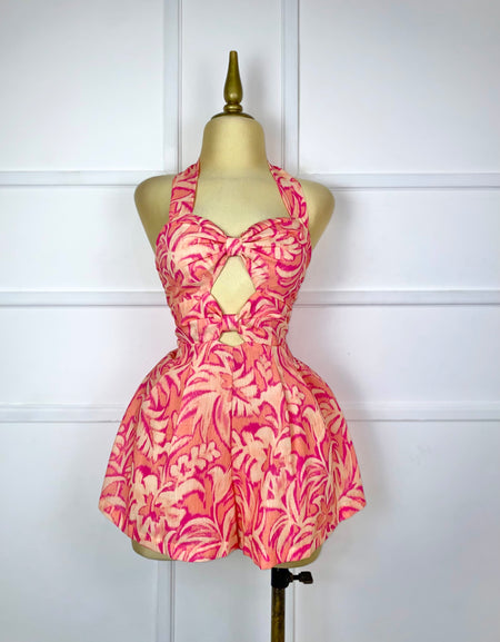 Jumper estampado con listones