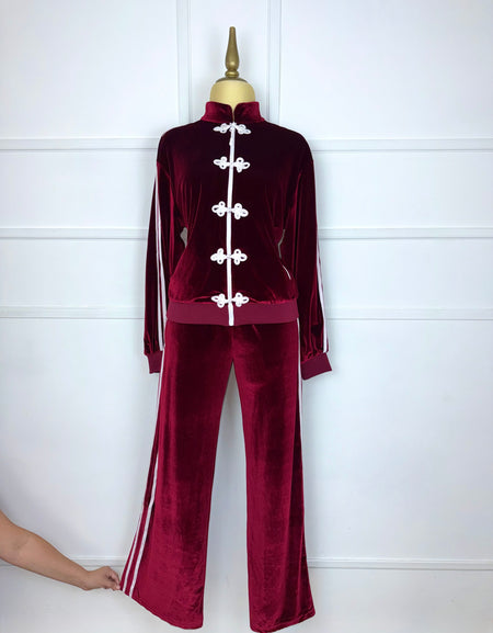 Set pants tinto velvet