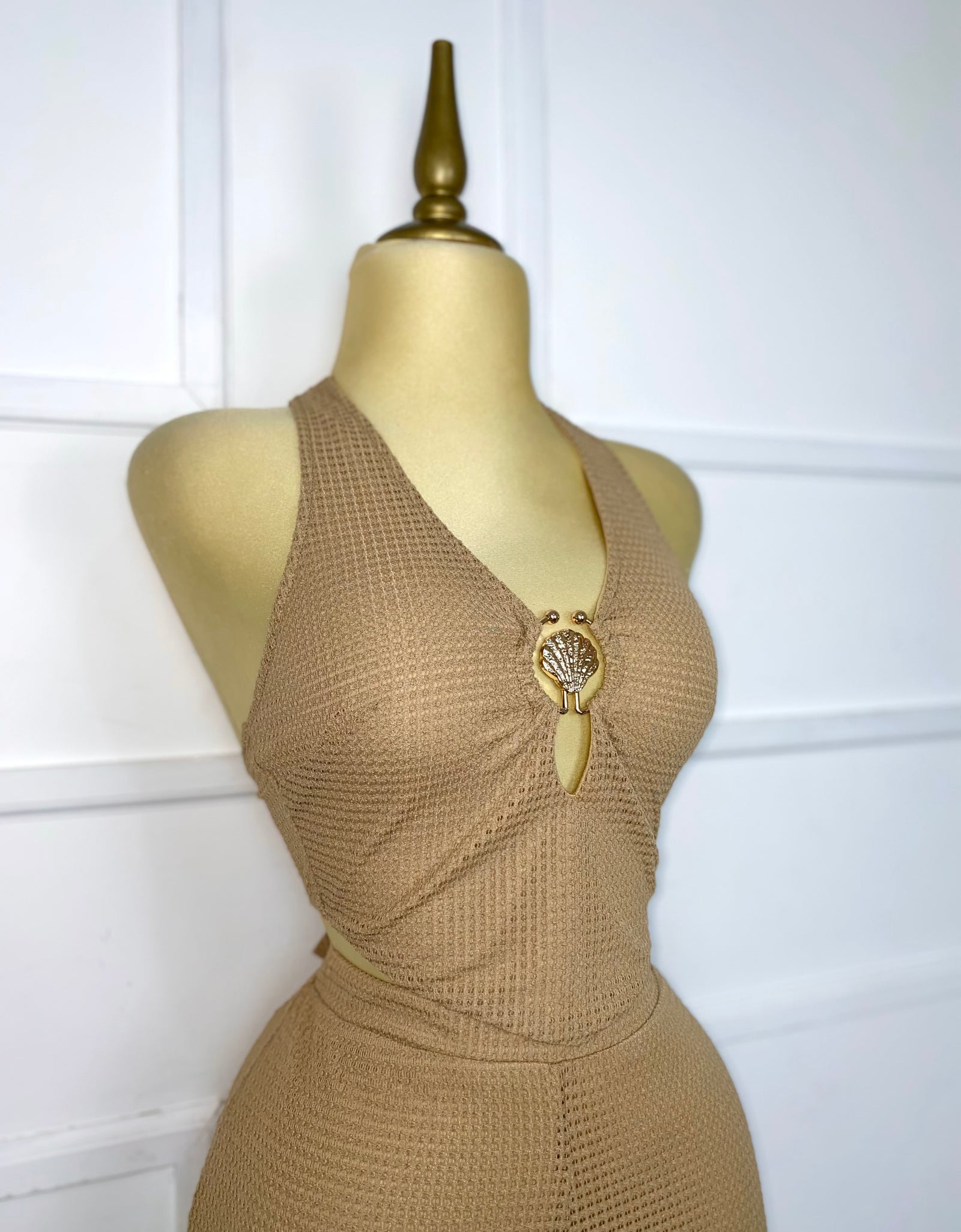 Set café halter con textura