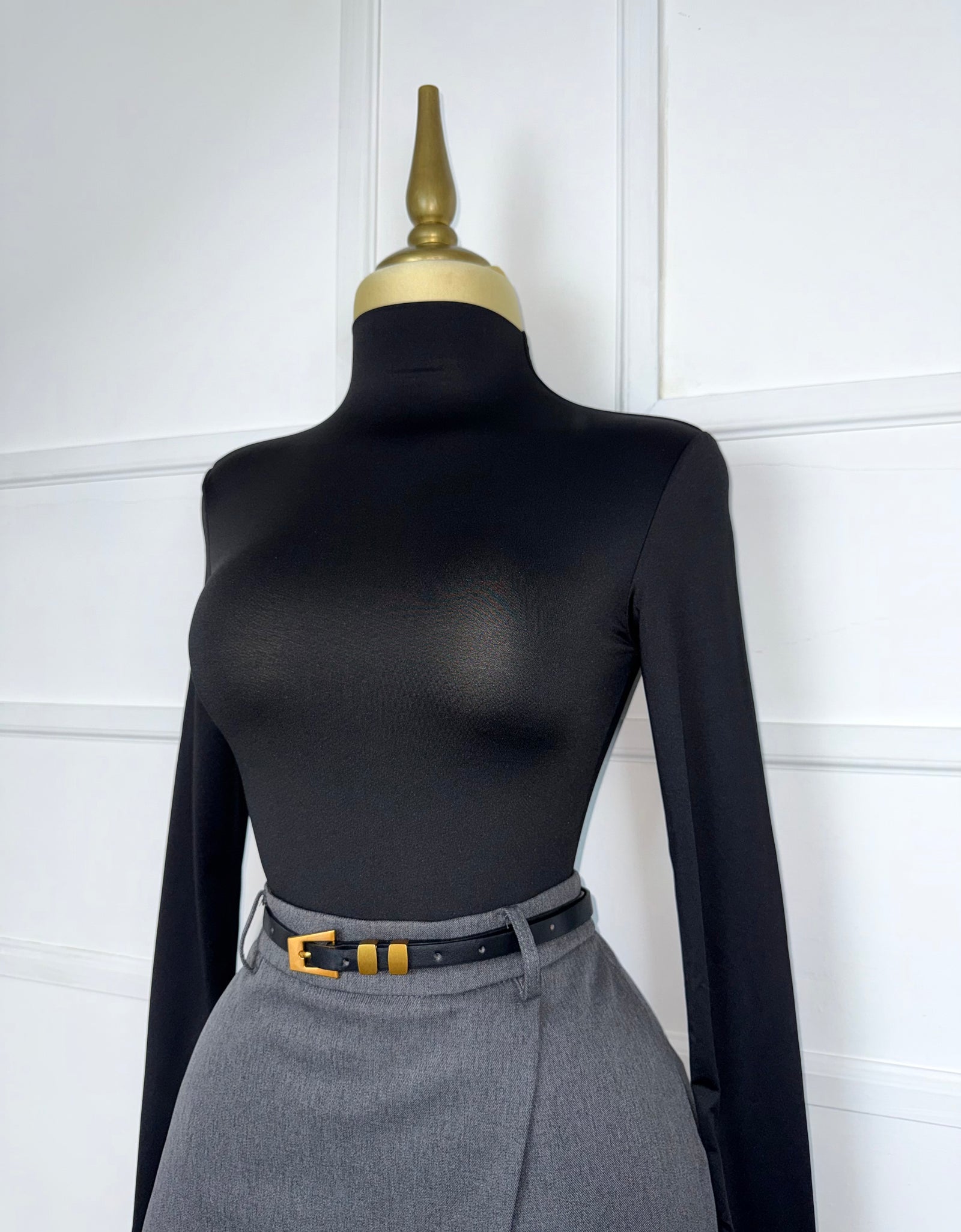 Blusa negra lycra