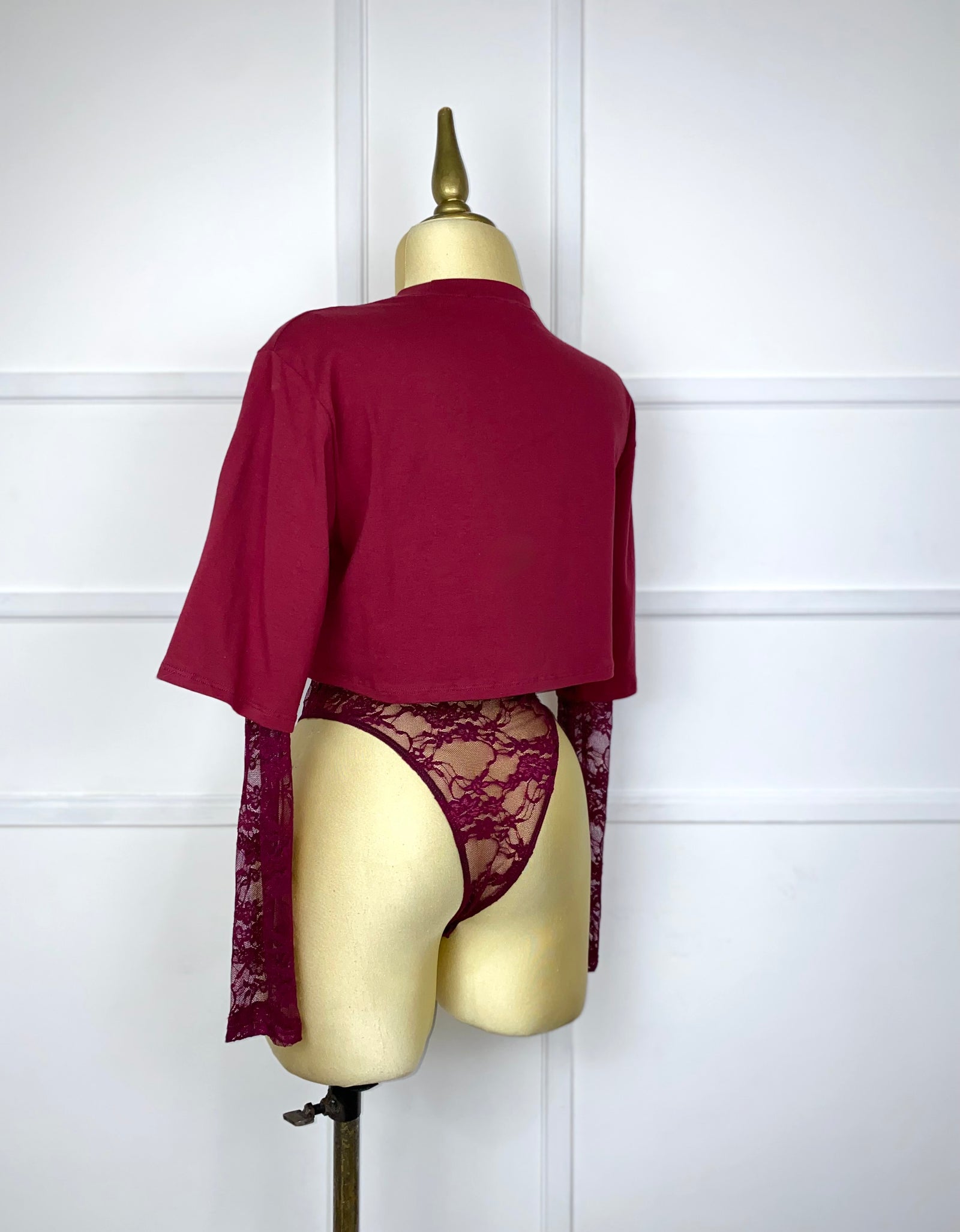 Bodysuit tinto encaje