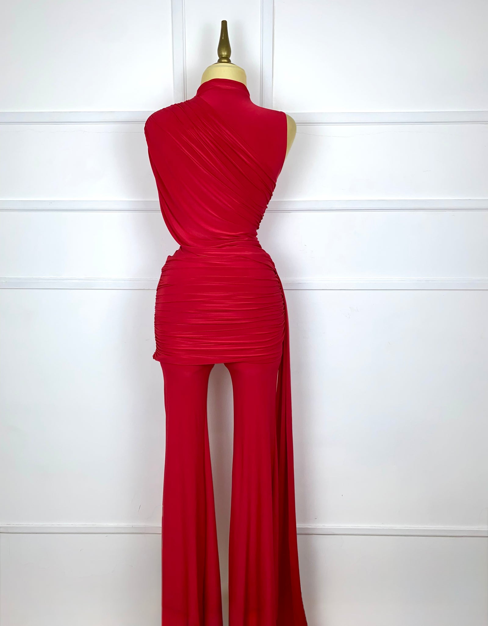 Set rojo liso