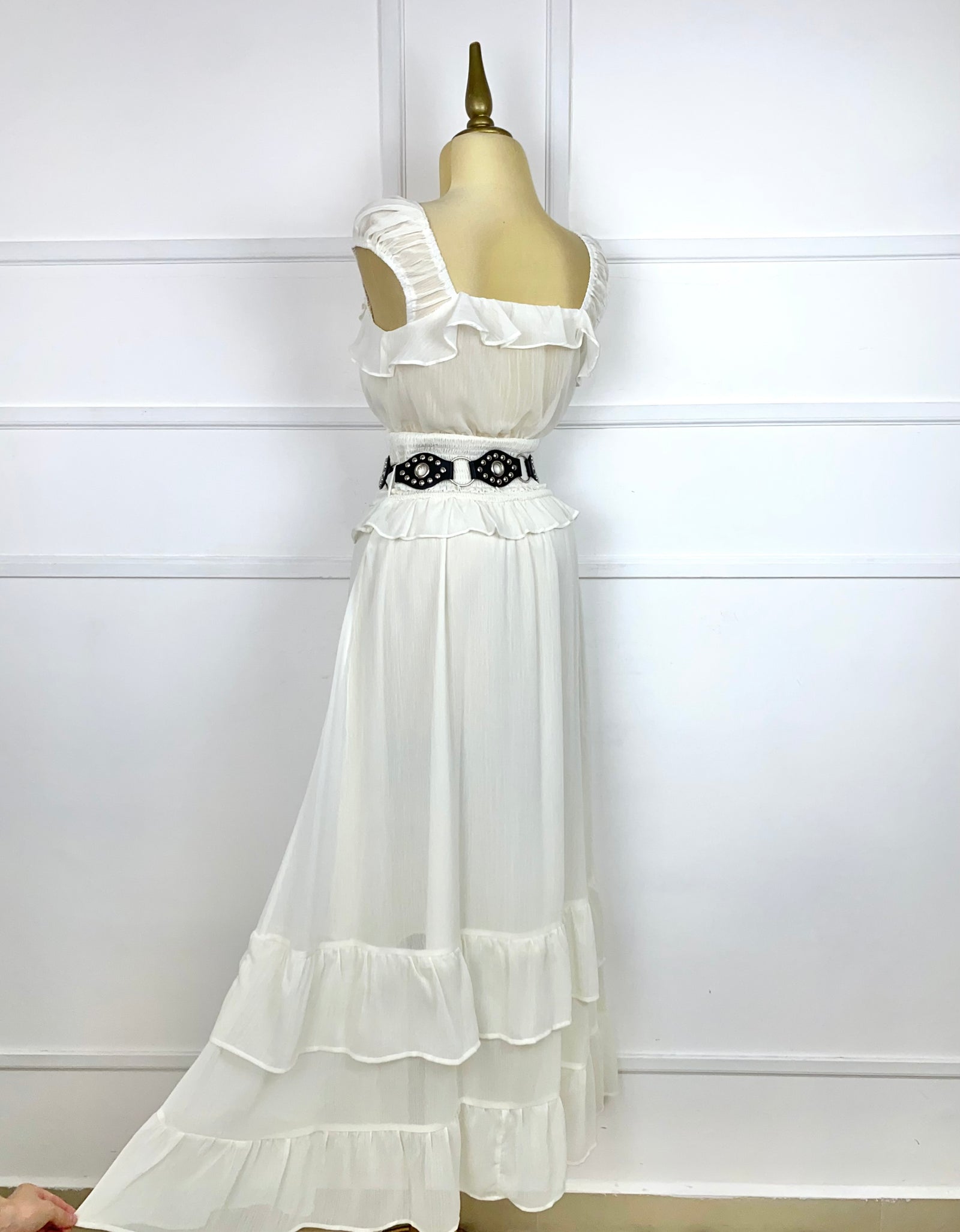Set crema tipo gasa