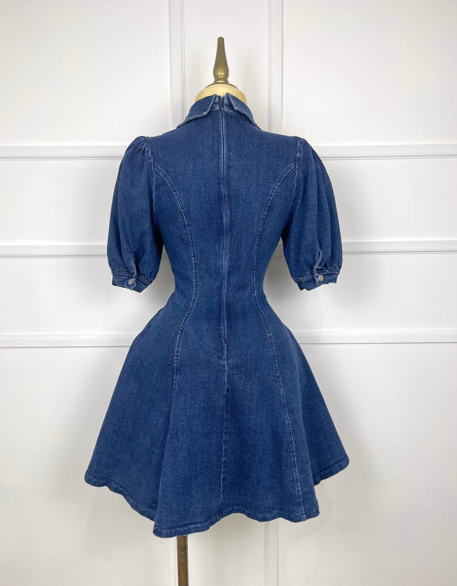 Vestido mezclilla corte A