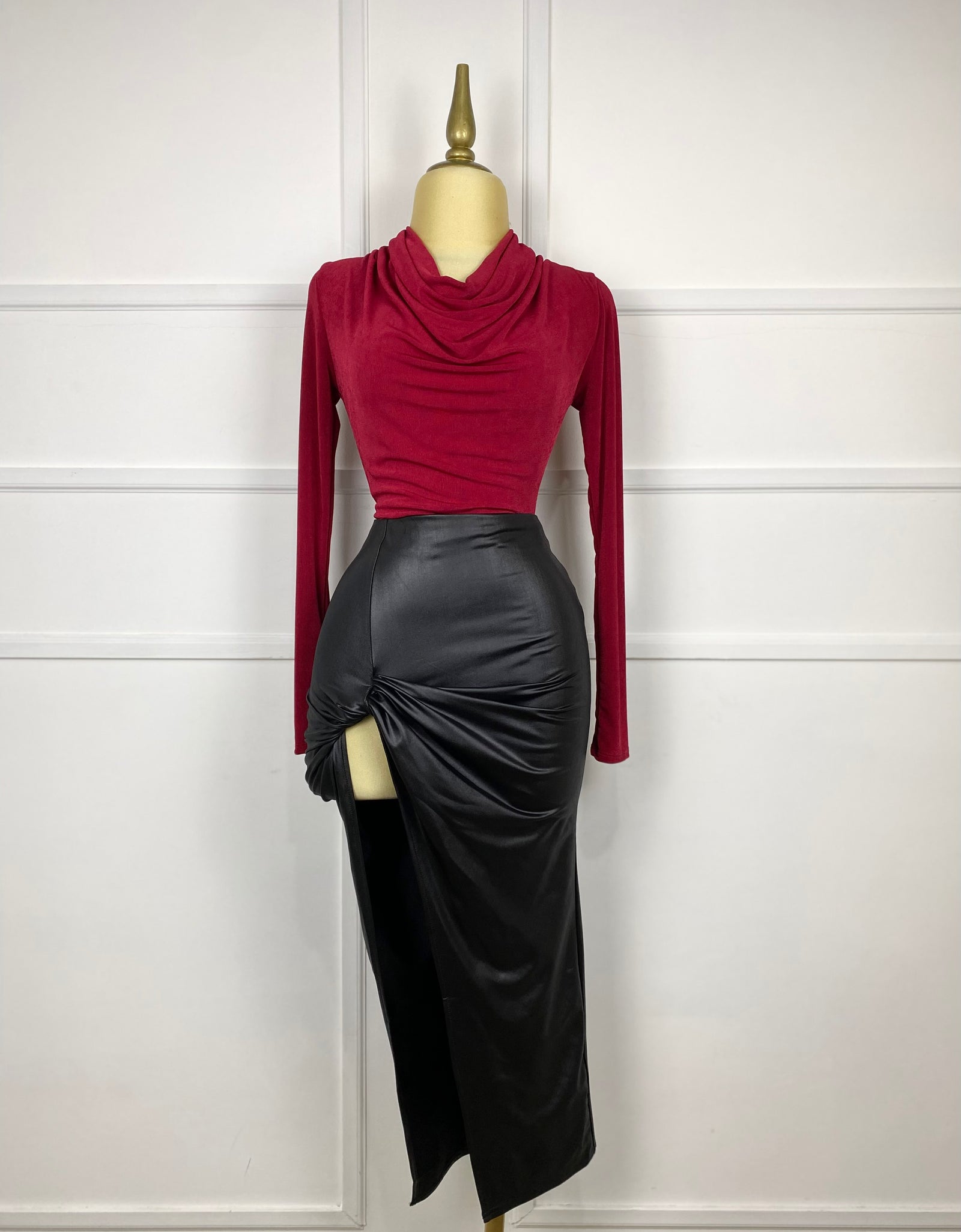 Blusa manga larga stretch (2 colores)