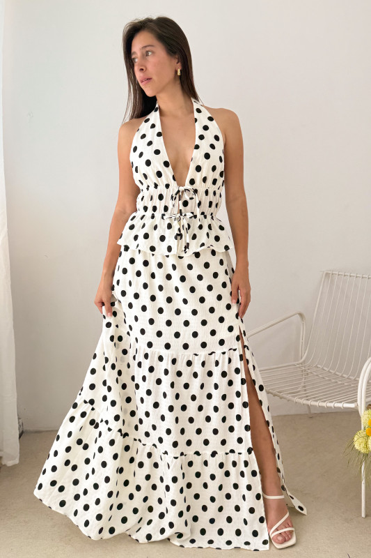 Set polka dots