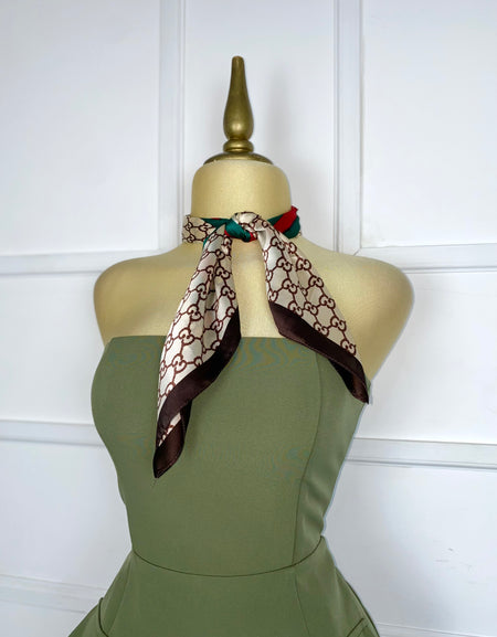 Jumper verde strapless