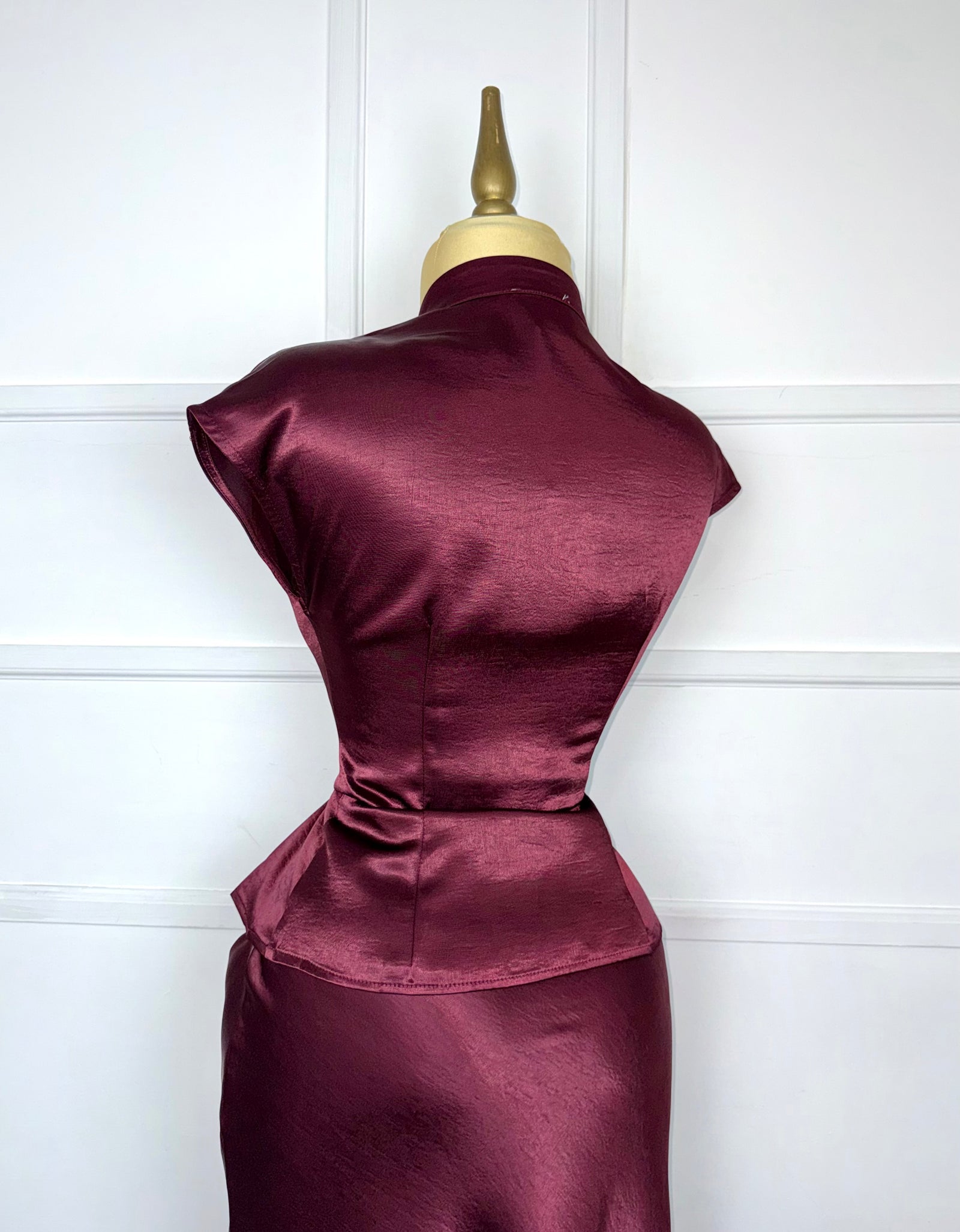 Set tinto satinado napoleón